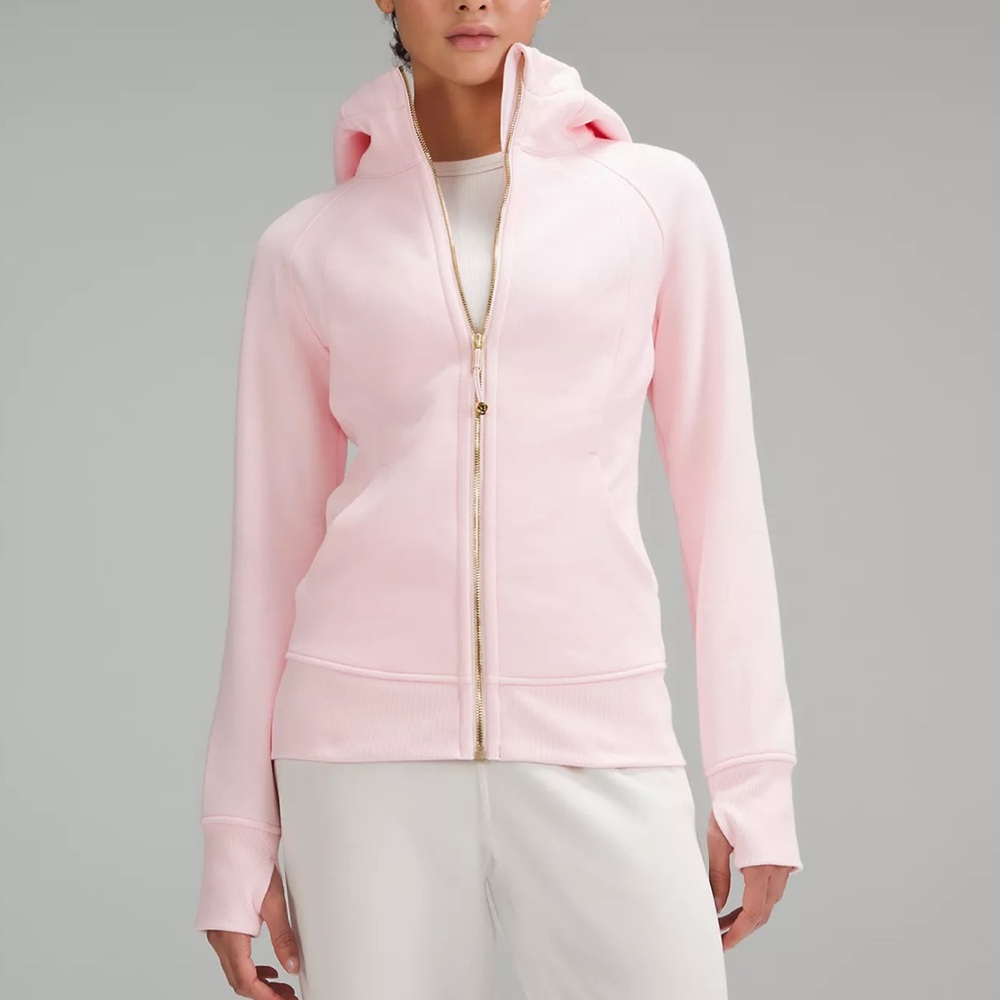 Lululemon Scuba Full-Zip Hoodie in strawberry milkshake
